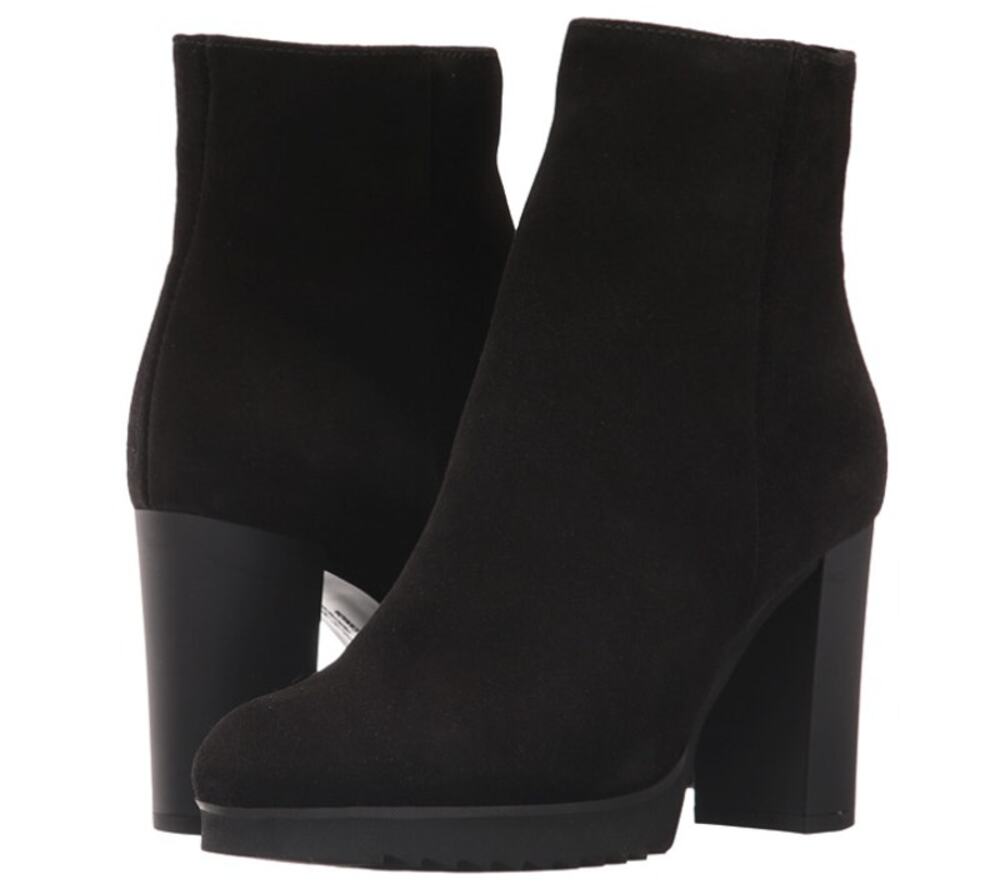 La Canadienne Womens Myranda Ankle Boot US 5 Black Suede Water-Resistant NWOB